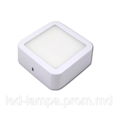 Потолочный светодиодный светильник, master LED, 6W, 4000K, накладной, Ortho, алюминий, квадратный, белый. - фото 1 - id-p10085677