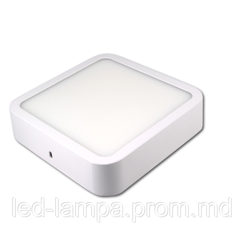 Потолочный светодиодный светильник, master LED, 12W, 4000K, накладной, Ortho, алюминий, квадратный, белый. - фото 1 - id-p10085680