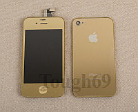 Дисплей LCD + Touchscreen iPhone 4s Gold + задняя крышка