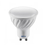 Светодиодная LED лампа GTV, 7,5W, GU10, MR16, 4000K.