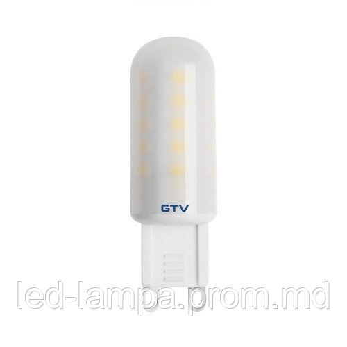 Светодиодная LED лампа GTV, 4W, G9, 3000К тёплое свечение. - фото 1 - id-p10085866