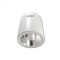 Потолочный светильник/корпус master LED, Ø132x152мм, 1хE27, сталь, белый. ПОЛЬША!