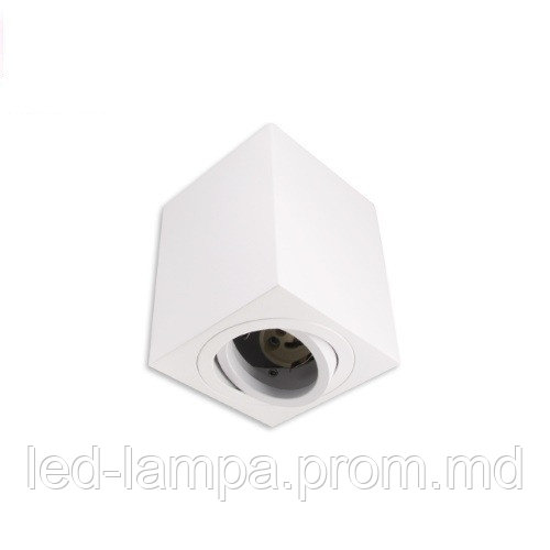 Потолочный светильник/корпус master LED, 1хGU10, алюминий, матовый белый. ПОЛЬША! - фото 1 - id-p10085880