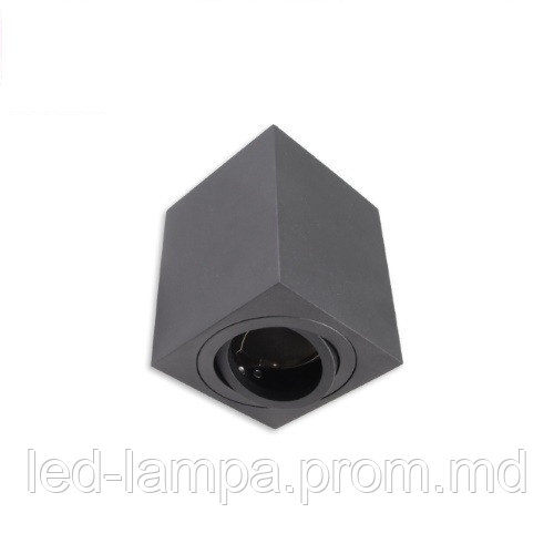 Потолочный светильник/корпус master LED, 1хGU10, алюминий, матовый чёрный. ПОЛЬША! - фото 1 - id-p10085881