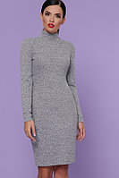 Платье-гольф Алена д/р серый