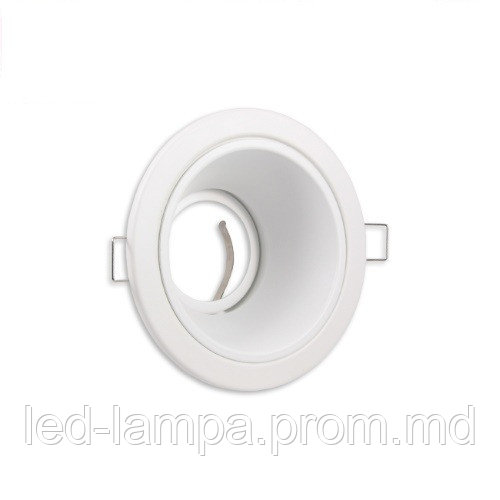 Светильник/корпус master LED, потолочный, встраиваемый, сталь, круглый, белый матовый, Doria. ПОЛЬША! - фото 1 - id-p10085891