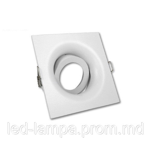 Светильник/корпус master LED, потолочный, встраиваемый, алюминий, квадратный, белый, Midi. ПОЛЬША! - фото 1 - id-p10085961