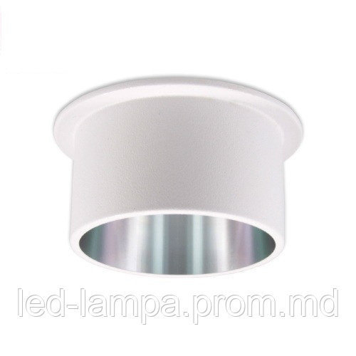 Светильник/корпус master LED, потолочный, встраиваемый, алюминий, круглый, белый матовый, Ronda. ПОЛЬША! - фото 1 - id-p10085964