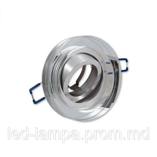 Светильник/корпус master LED, потолочный, встраиваемый, алюминий + стекло, круглый, белый, Demre. Польша - фото 1 - id-p10085973