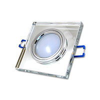 Светильник/корпус master LED, потолочный, 15хSMD 2835, 3W, 4500K, встраиваемый, стекло, квадратный. Польша