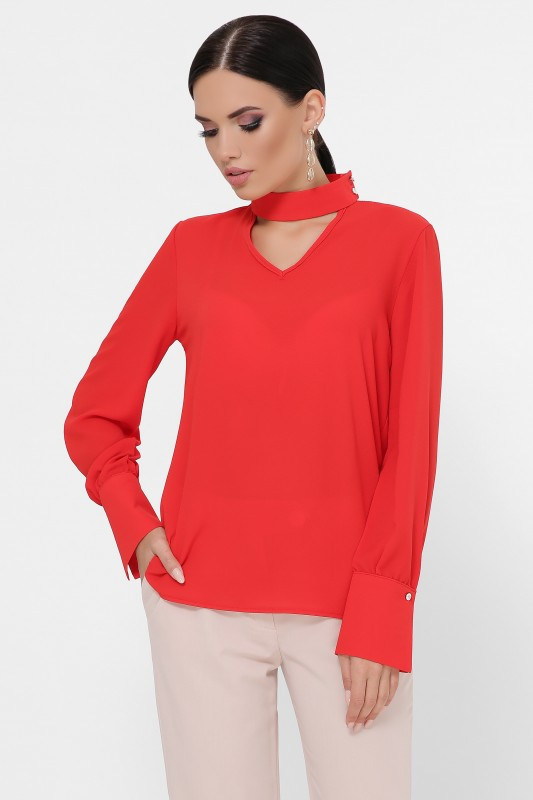 Блуза "Clotilda" красный - фото 1 - id-p10089616