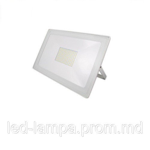 Светодиодный прожектор, master LED, 100W, 4500K, IP65, накладной, алюминий + закалённое стекло, белый. Польша - фото 1 - id-p10095880