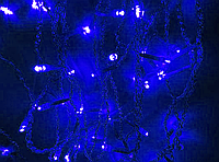 Новогодняя гирлянда 10 метров синий IP44 ECOLEND