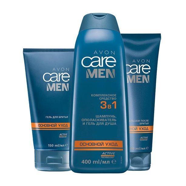 Набор мужской Avon Men "Основной уход" из 3 продуктов - фото 1 - id-p8258372