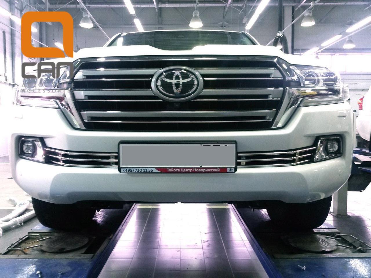 Решетка радиатора Toyota LC 200 (2015-) d12 - фото 1 - id-p10096905