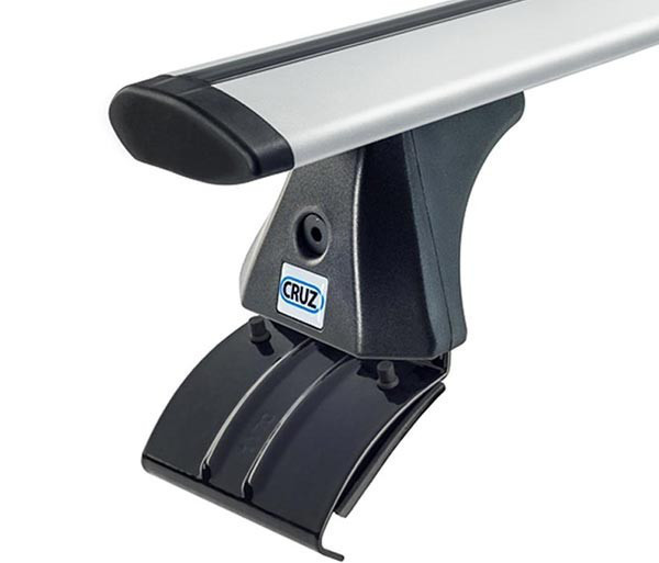 Багажник Cruz на Ford Fiesta 5 дверей 2002-2008, аэродинамический, алюминий - фото 1 - id-p10097097