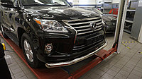 Защита переднего бампера Lexus LX570 (2014-2015) (одинарная) d 76