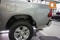 Защита заднего бампера Toyota Hilux (2015-) (уголки) d76