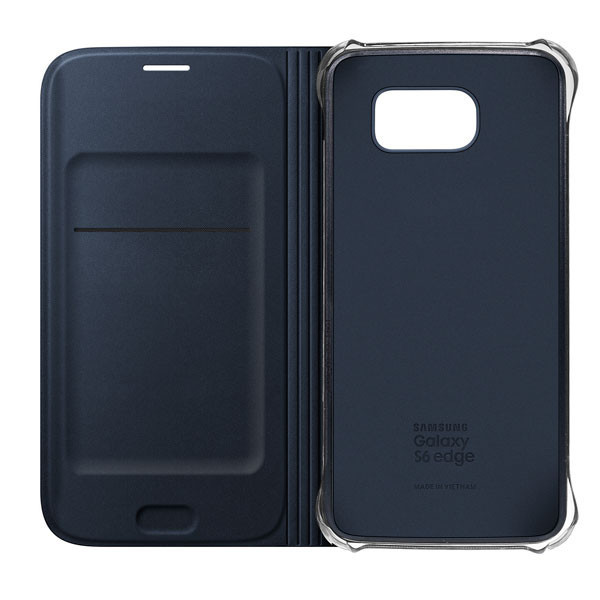 Чехол - книжка Flip Wallet Samsung Galaxy S6 edge G925F Синий - фото 1 - id-p10099833