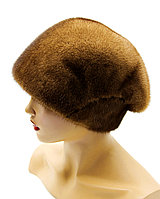 Женская зимняя шапка из меха норки "Бєти" (пастель).