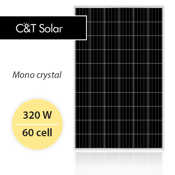 Солнечная панель C&T Solar СT60320-M, 320 Wp,Mono - фото 1 - id-p10104178