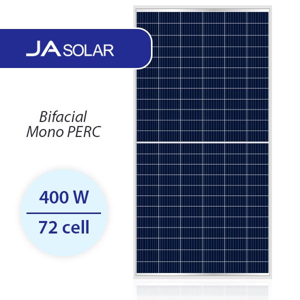 Солнечная панель JA Solar JAM72D10-400/MB мощностью 400 Вт Bifacial - фото 1 - id-p10104990