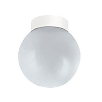 Cветильник/корпус, Strühm Poland, IP44, фасадный, накладной, пластмассовый, круглый, белый, 1xE27, BALL LAMP