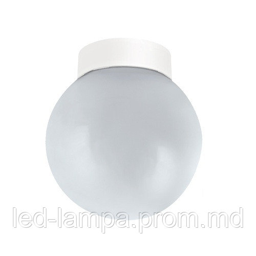 Cветильник/корпус, Strühm Poland, IP44, фасадный, накладной, пластмассовый, круглый, белый, 1xE27, BALL LAMP - фото 1 - id-p10106182