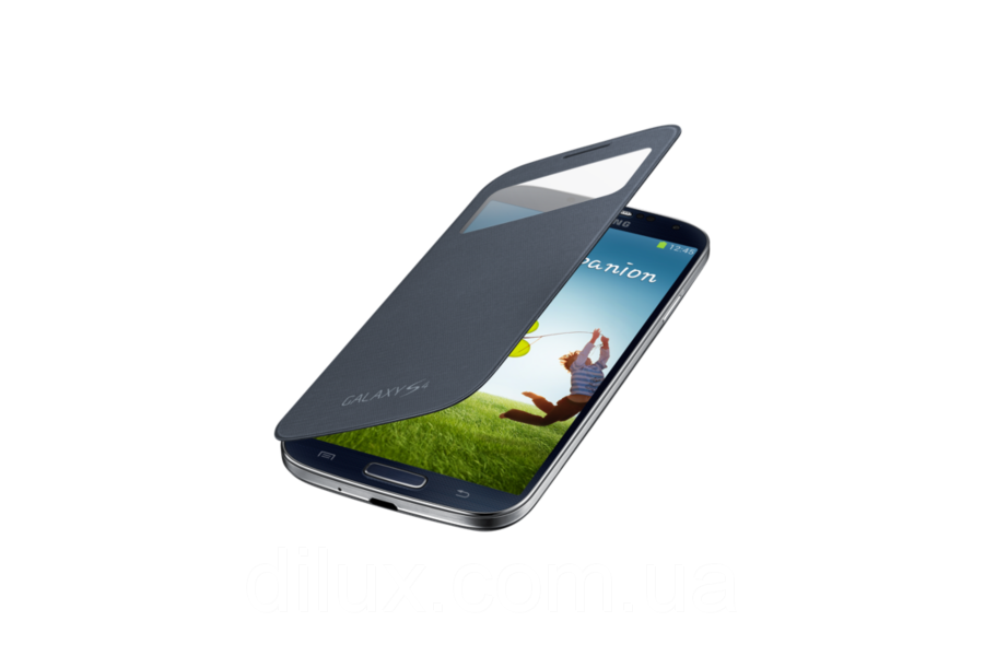Dilux - Чехол - книжка Samsung GALAXY S4 i9500 S View Cover EF-CI950B Синий - фото 1 - id-p10106811