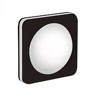 Потолочный светодиодный светильник, Strühm Poland, 5W, 4000K, алюминий+стекло, квадратный, чёрный, GOTI LED D