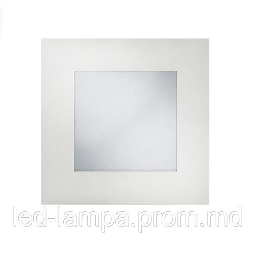 Потолочный светодиодный светильник, Strühm Poland, 6W, 3000K, встроенный, квадратный, белый, MILTON LED D - фото 1 - id-p10109507