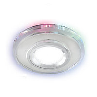 Потолочный светильник/корпус, Strühm Poland, 0.9W, RGB, встраиваемый, круглый, прозрачный. 1хGU10, RIANA LED C