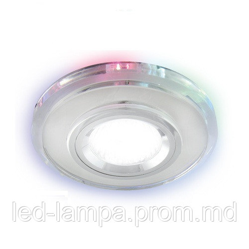 Потолочный светильник/корпус, Strühm Poland, 0.9W, RGB, встраиваемый, круглый, прозрачный. 1хGU10, RIANA LED C - фото 1 - id-p10109943