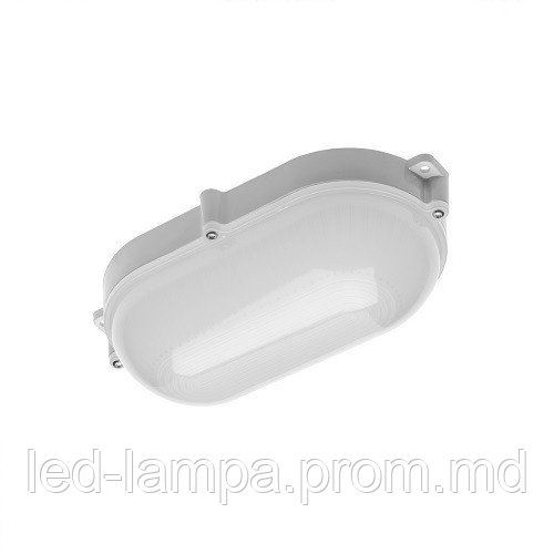 Светодиодный светильник GTV, 10W (ЕМС +), 4000К, IP65, овальный, LUXIA-OW LED, белый. ПОЛЬША! - фото 1 - id-p10112075