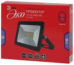 Прожектор светодиодный 50Вт 4500Лм 6500K SMD Eco Slim 205х160 LPR-50-6500К ЭРА - фото 1 - id-p10115155