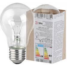 Лампа накаливания ЭРА A50 (груша) 40Вт 230В Е27 в гофре - фото 1 - id-p10115192
