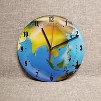 Часы для кабинета географии Глобус