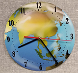 Часы для кабинета географии Глобус, фото 2