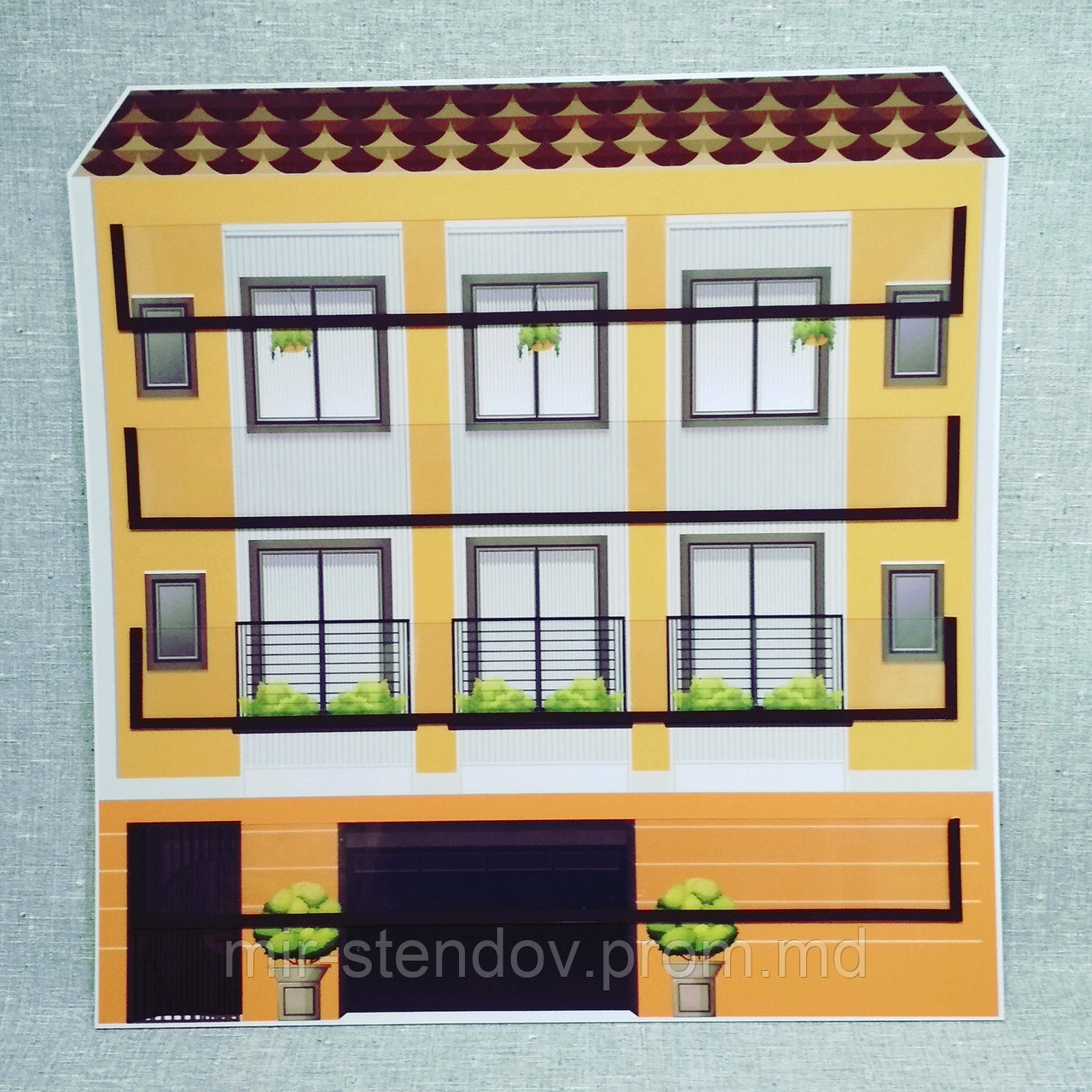 Наборное полотно Дом, фото 1