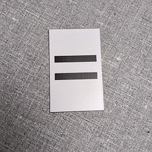 Равно. Пластиковые карточки для наборного полотна