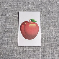 Яблоко. Пластиковые карточки для наборного полотна