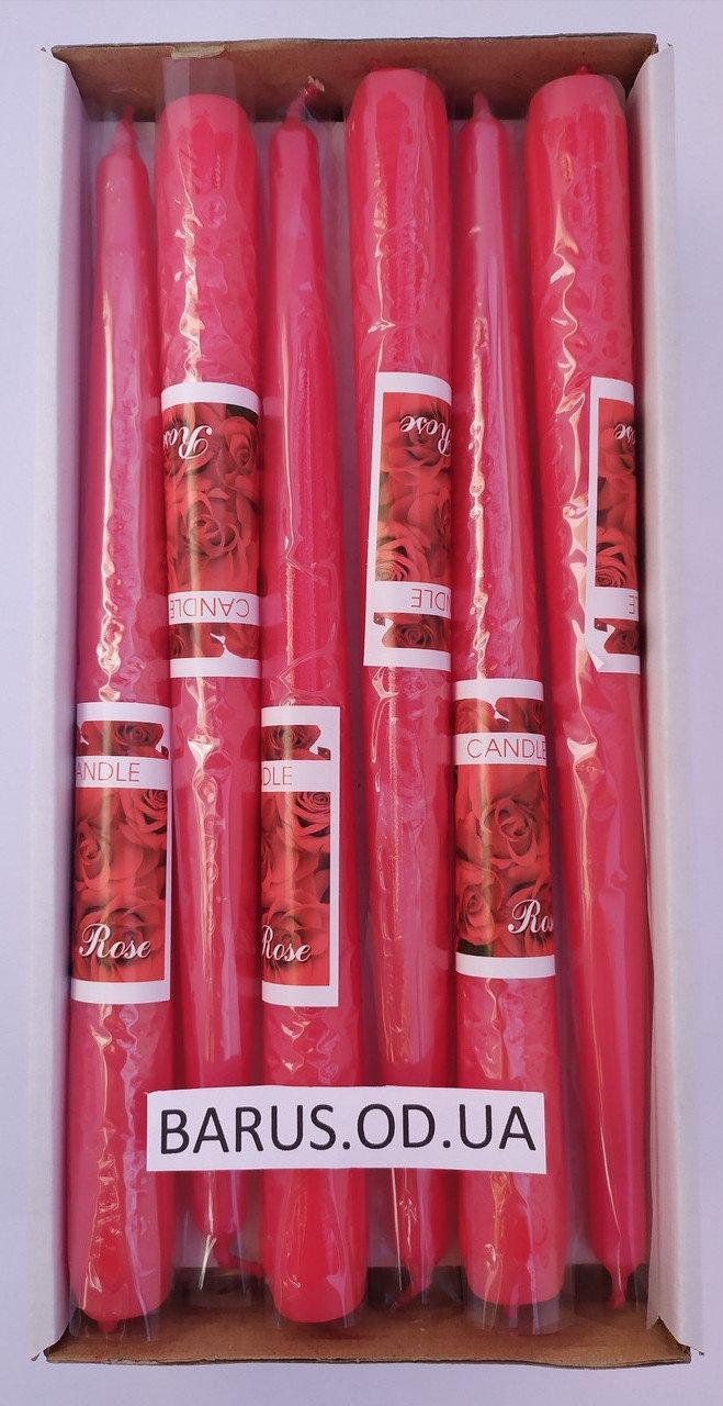 Свечи декоративные конусные BARTEK ароматизированные Роза - фото 1 - id-p10117631
