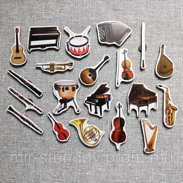 Набор развивающих магнитов "Музыкальные инструменты", фото 1