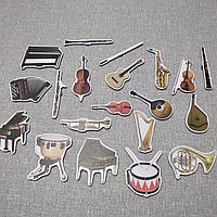 Набор развивающих магнитов "Музыкальные инструменты" 8 см