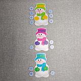 Магнитный стенд Уголок настроения. Снеговички, фото 3
