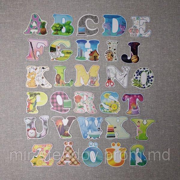 Магнитные Буквы немецкого алфавита с картинками., фото 1