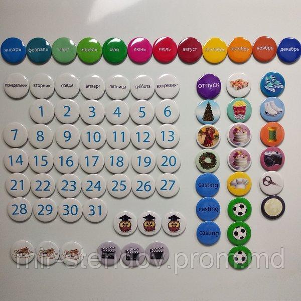 Магнитный универсальный календарь, фото 1