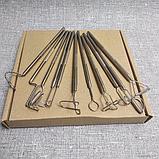 Зонды логопедические массажные с цельнометаллической рукояткой, фото 2