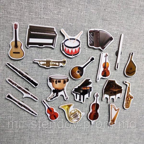 Набор развивающих магнитов "Музыкальные инструменты" 20 см - фото 1 - id-p10117940