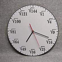 Часы настенные "Корень квадратный" для кабинета математики